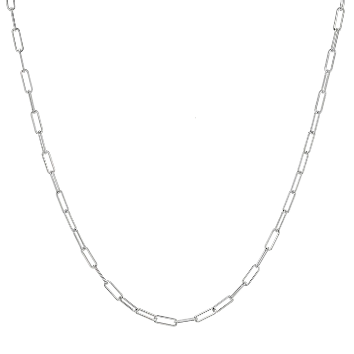 Sparkle For Less – Shop Jewelry Deals Now 14K W Gold 18" 1.5mm Paperclip Chain 1.9grms