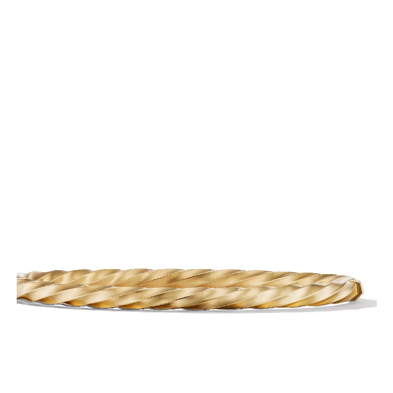 Jewelry Sale – Exclusive Styles At Lower Prices Cable Edge® Bangle Bracelet in 18K Yellow Gold\, 4mm