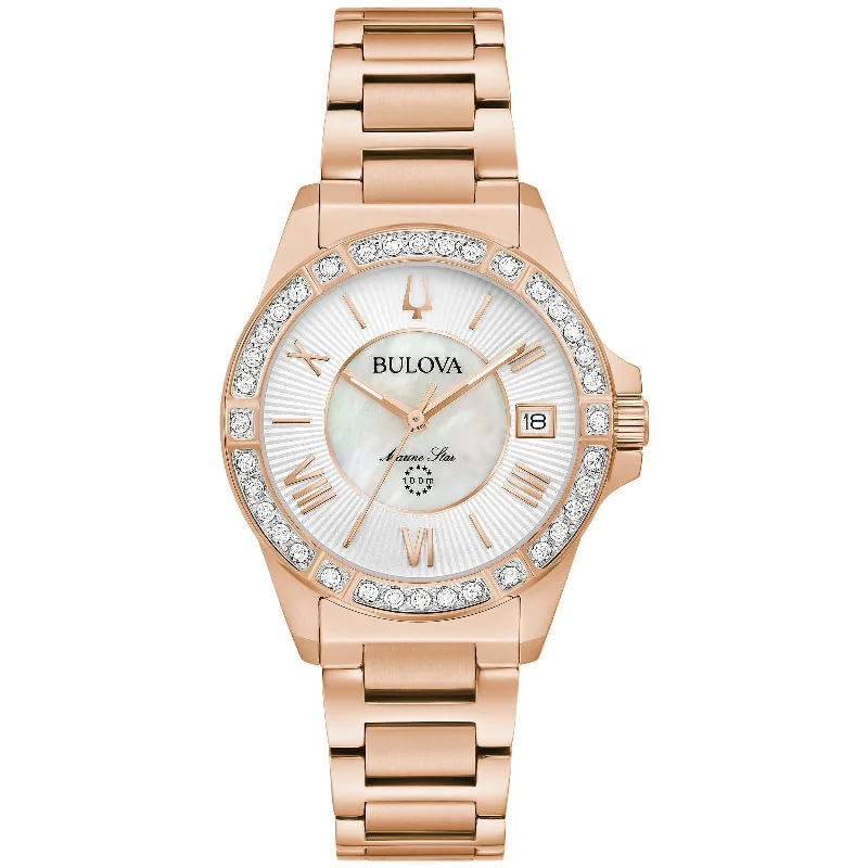 Unlock Unbeatable Jewelry Deals Before They’Re Gone Bulova Marine Star Collection 98R295