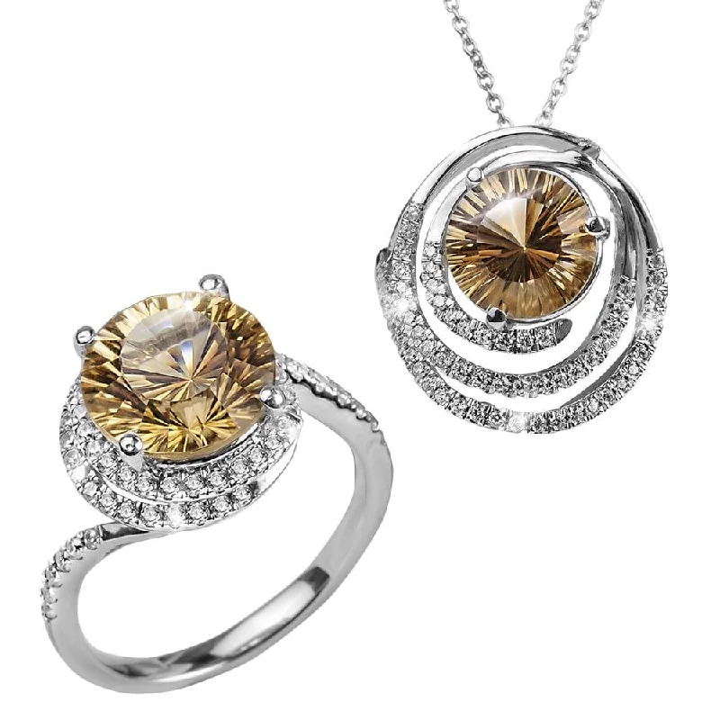 Huge Markdowns On Premium Jewelry Styles Citrine Firecracker Collection Set