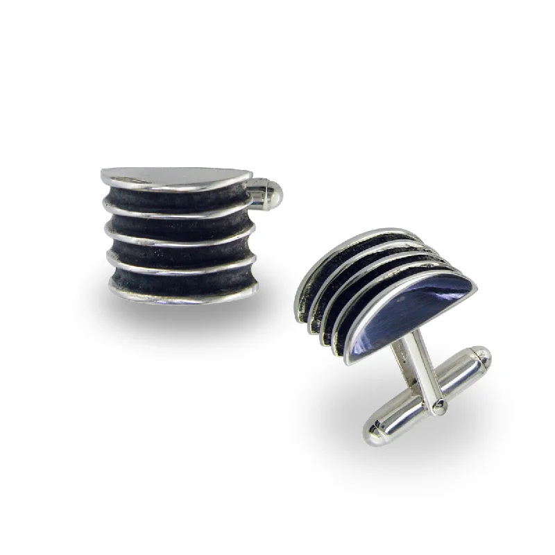 Bohemian-Inspired Jewelry For Free-Spirited Fashion Waves Cufflinks