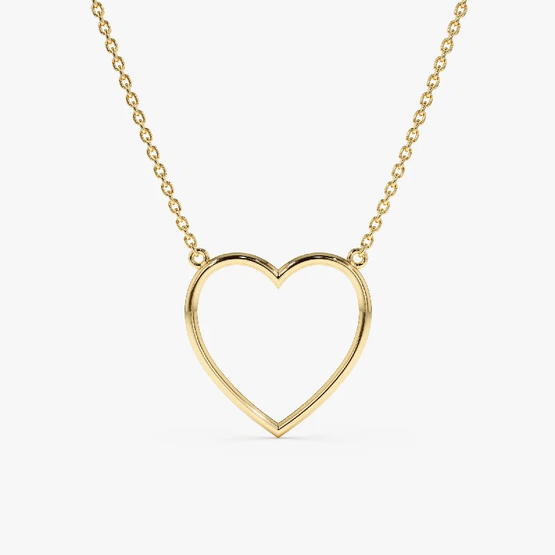 Heart Cut-Out Pendant, Anabella