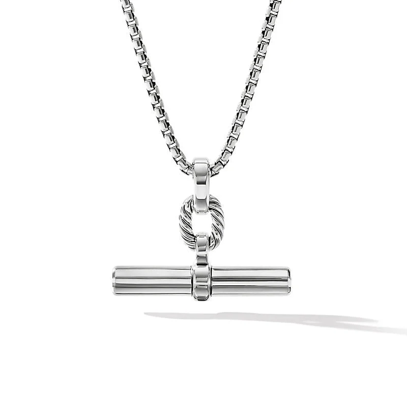 Holiday Jewelry Sale – Perfect Gifts At The Best Prices Lexington E/W Barrel Pendant  in Sterling Silver\, 36mm