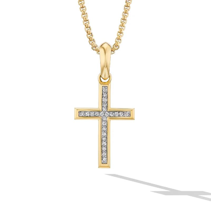 Trending Jewelry Styles Now At Limited-Time Discounts 24MM CROSS PENDANT ENHANCER DI 18K