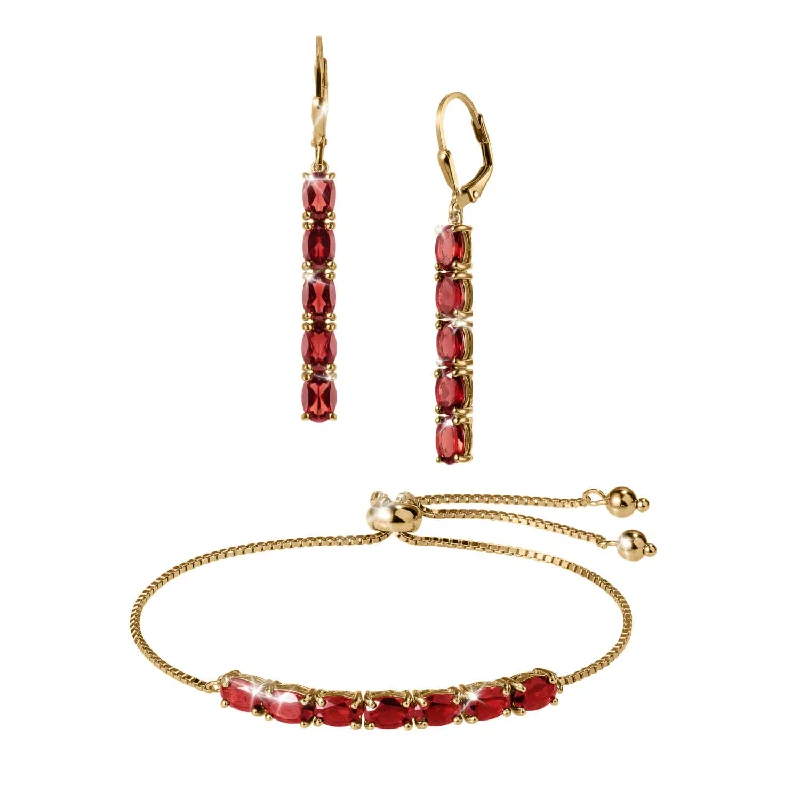 Flash Deals On Fine Jewelry – Shop Before It's Gone Decadent Garnet Collection