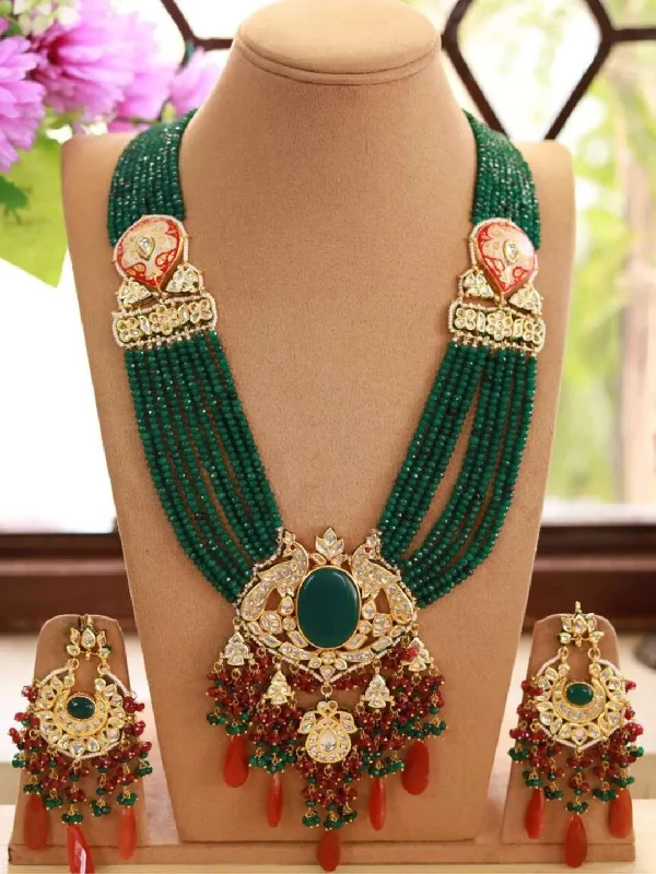 Royal Peacock Necklace Set