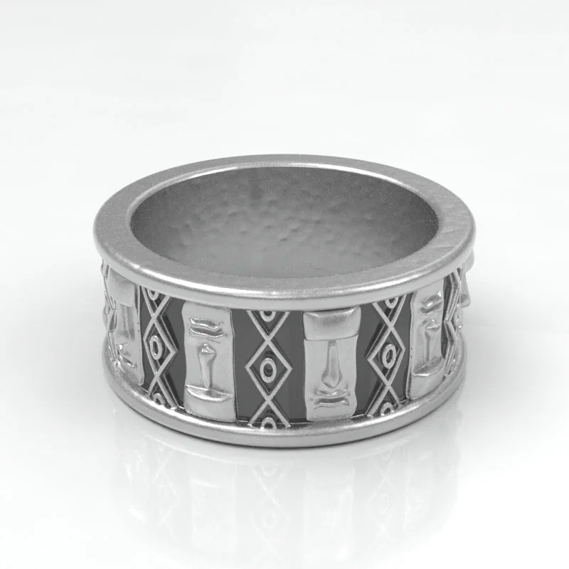 Final Call – Shop Exquisite Jewelry Before It's Gone Thin Moai Tiki Band Ring