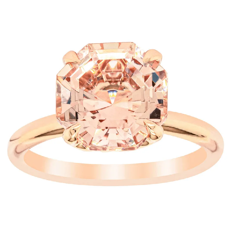 Unbeatable Offers On Luxury And Everyday Jewelry 18ct Rose Gold Morganite Octavia Ring