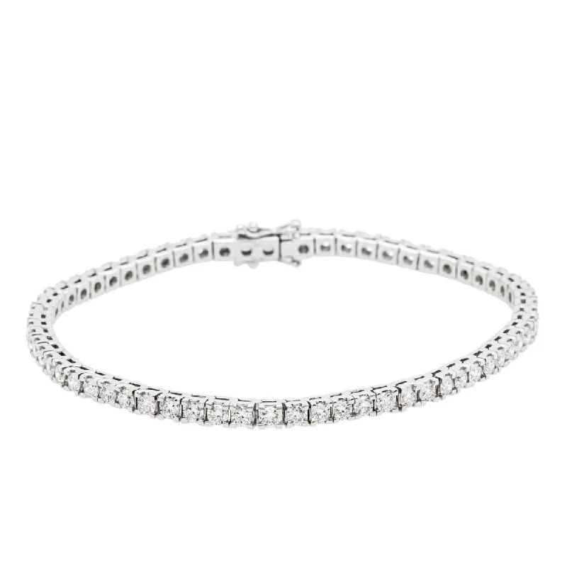 Jewelry Flash Sale – Stylish Designs At Unbeatable Rates 18ct White Gold 3.70ct Diamond Jubilee Bracelet