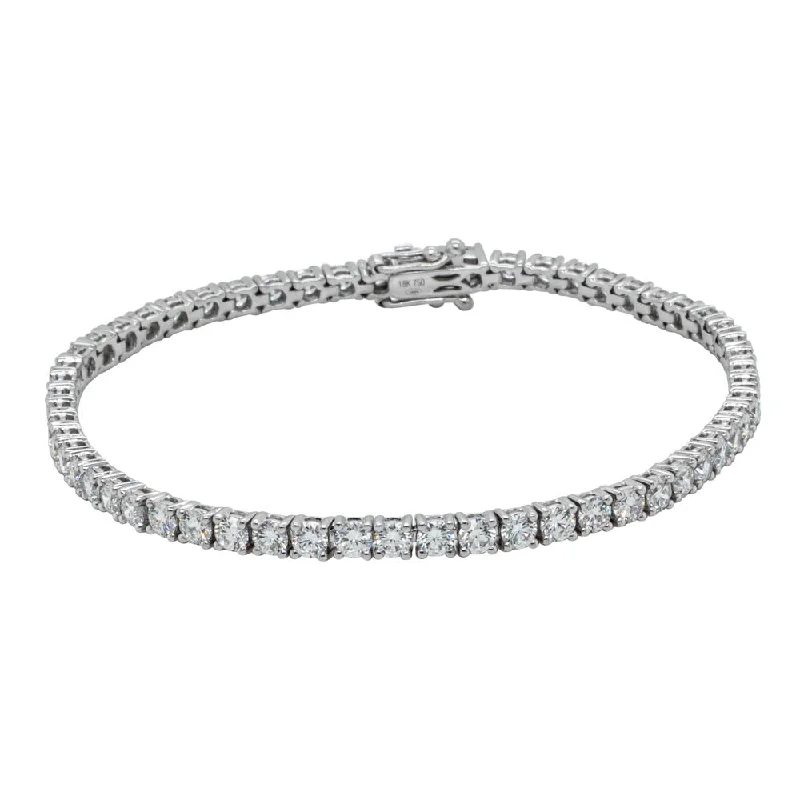 Jewelry Clearance Event – Stock Up Before It's Over 18ct White Gold 5.99ct Diamond Panorama Bracelet