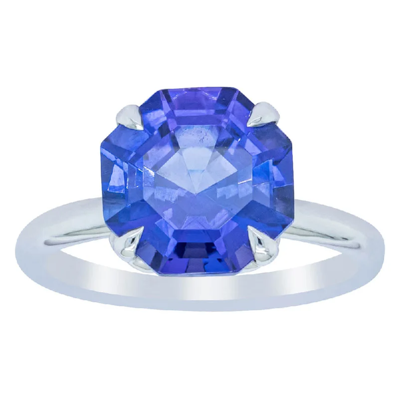 Premium Jewelry At Promotional Prices – Shine Today 18ct White Gold Tanzanite Octavia Ring