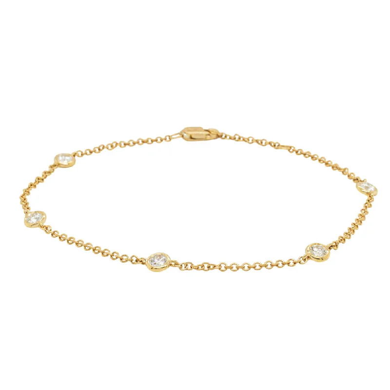 Bold And Beautiful Jewelry Now At Irresistible Prices 18ct Yellow Gold Diamond Chakra Bracelet