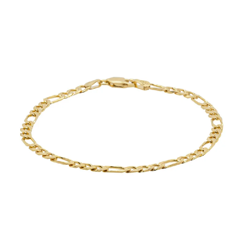 Affordable Elegance – Premium Jewelry At Special Prices 9ct Yellow Gold Figaro Bracelet