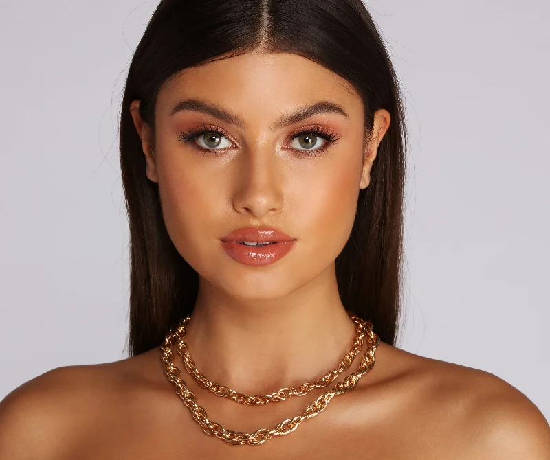 Chunky Chain Link Necklaces