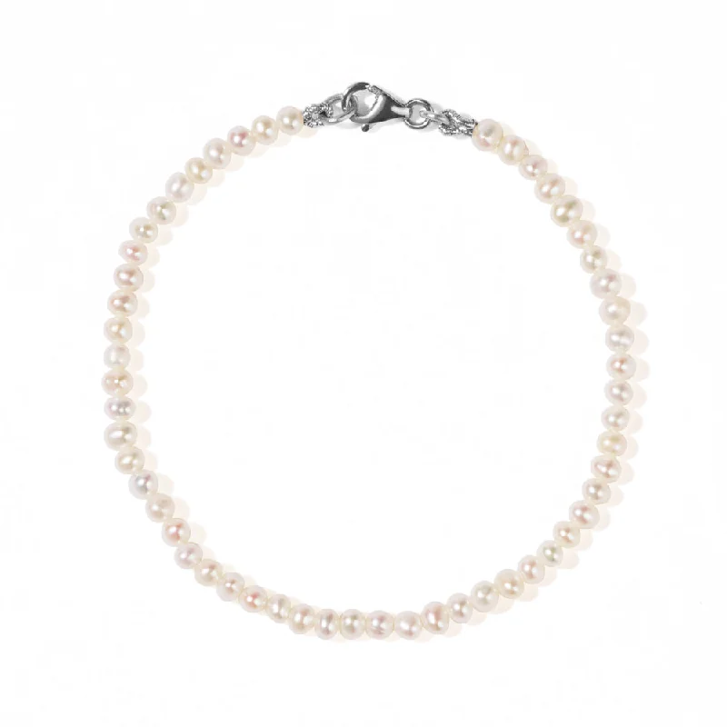 Shop Dazzling Rings, Earrings, And More At Special Discounts Meadowlark Micro Pearl Bracelet - Sterling Silver