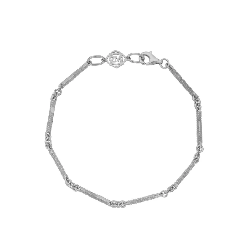 High-End Sparkle, Low-End Prices – Shop Now Zoe & Morgan Ameena Bracelet - Sterling Silver